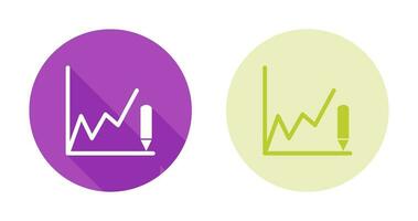 Drawing Graphs Vector Icon