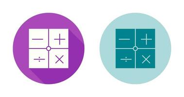 icono de vector de símbolos matemáticos