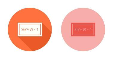 Solving Formula Vector Icon