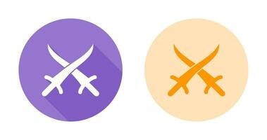 Sword Fighting Vector Icon