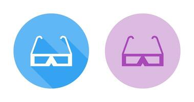 3D glasses Vector Icon