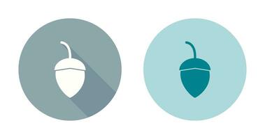 Single Acorn Vector Icon