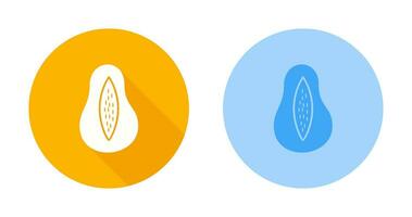 Papaya Vector Icon