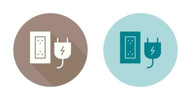 Plug and Socket Vector Icon