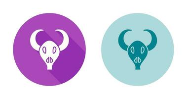 Bull Horns Vector Icon