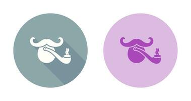 Pirate with Smoking Pipe Vector Icon