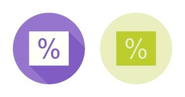 Percentage Vector Icon