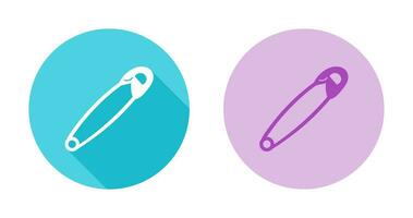 Safety Pin Vector Icon