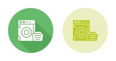 Washing Machine Vector Icon