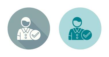 Man Accept Vector Icon
