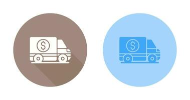 Money Truck Vector Icon