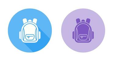 icono de vector de mochila