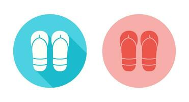 icono de vector de chanclas