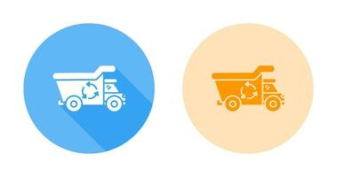 Recycling Truck Vector Icon