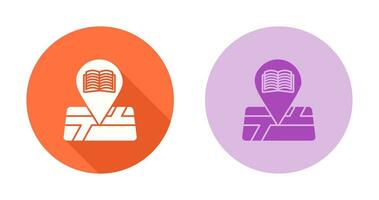 Library Location Vector Icon