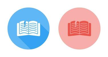 Teared Book Vector Icon