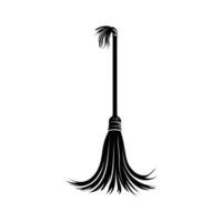 Sweeping Away the Dust A Broom Illustration vector