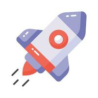 Get your hands on this creatively design icon of startup, concept of business launching vector