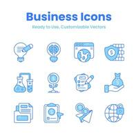 Check this creatively designed business vectors set, easy to use and download