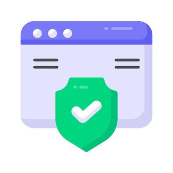 web navegador proteccion, seguro sitio web vector diseño, seguro proteger con página web