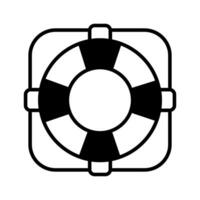 Have a look at this trendy icon of lifebuoy in modern style, easy to us icon vector