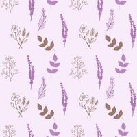 Seamless pattern with floral ornament, gentle floral pattern vector