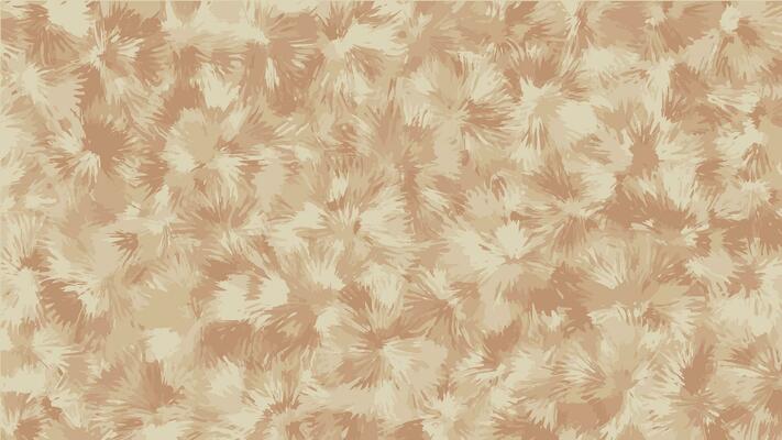 Beige fur texture. Sample of animal wool. Woolen textured template. Cozy warm fluffy background, blanket, throw. Imitation of shaggy fur. Vector.