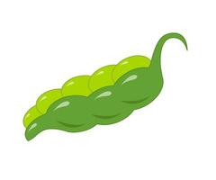 Green peas vector illustration. Worksheets for kids.