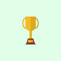 Cup line trophy icon. vector illustration