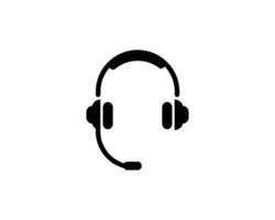 auriculares icono vector ilustración logo modelo para muchos objetivo. aislado en blanco antecedentes