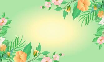 Nature Background Vector Design