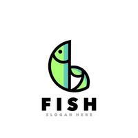 Fish simple design vector