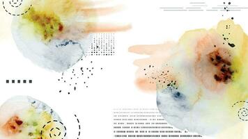 resumen geométrico moderno diseño en salpicar acuarela antecedentes vector