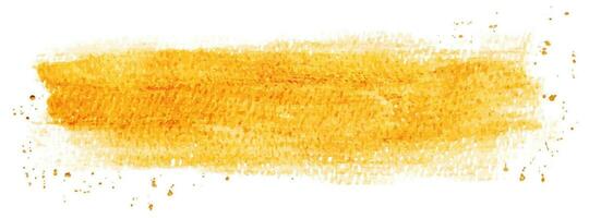 Abstract art design with gold paint and golden sparkle splash vector