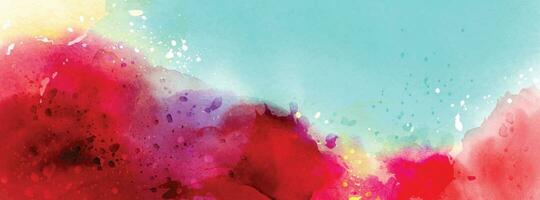 Abstract surface colorful of splash watercolor vector