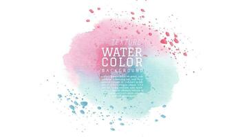 Light color abstract stain watercolor background vector