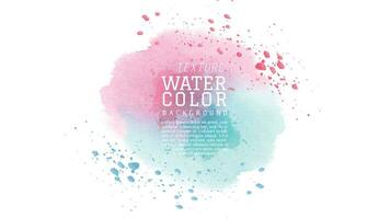 Light color abstract stain watercolor background vector