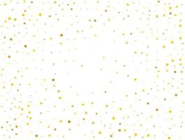 Light Golden Squares. Confetti celebration, Falling golden abstract decoration for party. Vector illustration