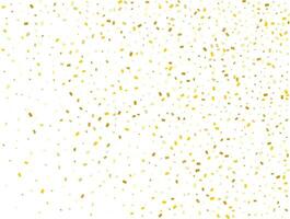 Birthday Golden Rectangles Confetti Background. Vector illustration