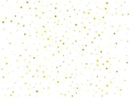 Light Golden Squares. Confetti celebration, Falling golden abstract decoration for party. Vector illustration