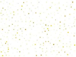 Light Golden Squares. Confetti celebration, Falling golden abstract decoration for party. Vector illustration