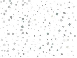 Gender neutral silver square confetti. Vector illustration