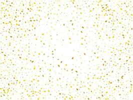 Birthday Golden Rectangles Confetti Background. Vector illustration