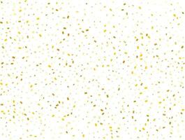 Birthday Golden Rectangles Confetti Background. Vector illustration