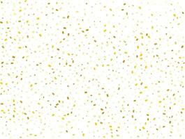 Birthday Golden Rectangles Confetti Background. Vector illustration