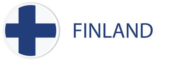 Finnland Flagge im Netz Taste, Taste Symbol. png