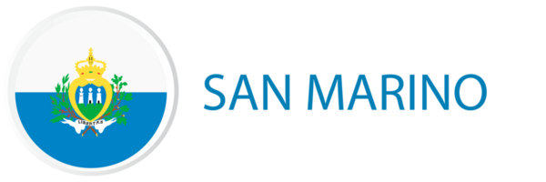 San Marino flag in web button, button icon. png