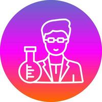 Scientist Vector Icon Design
