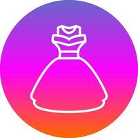 Aurora-inspired fashion Vector Icon Design