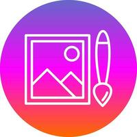 Painter Vector Icon Design